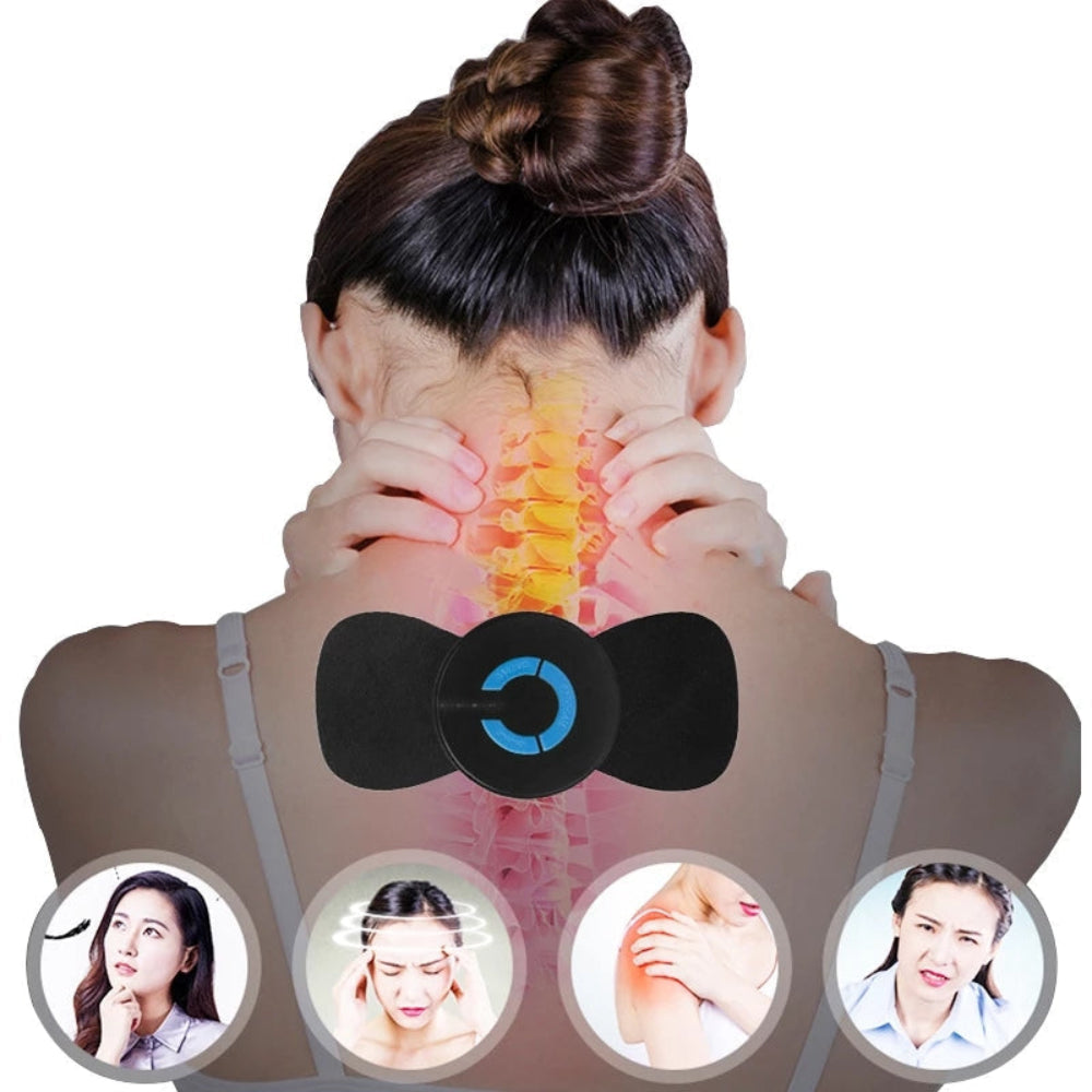 Electric Neck and Shoulder Massager Device with Ergonomic Design