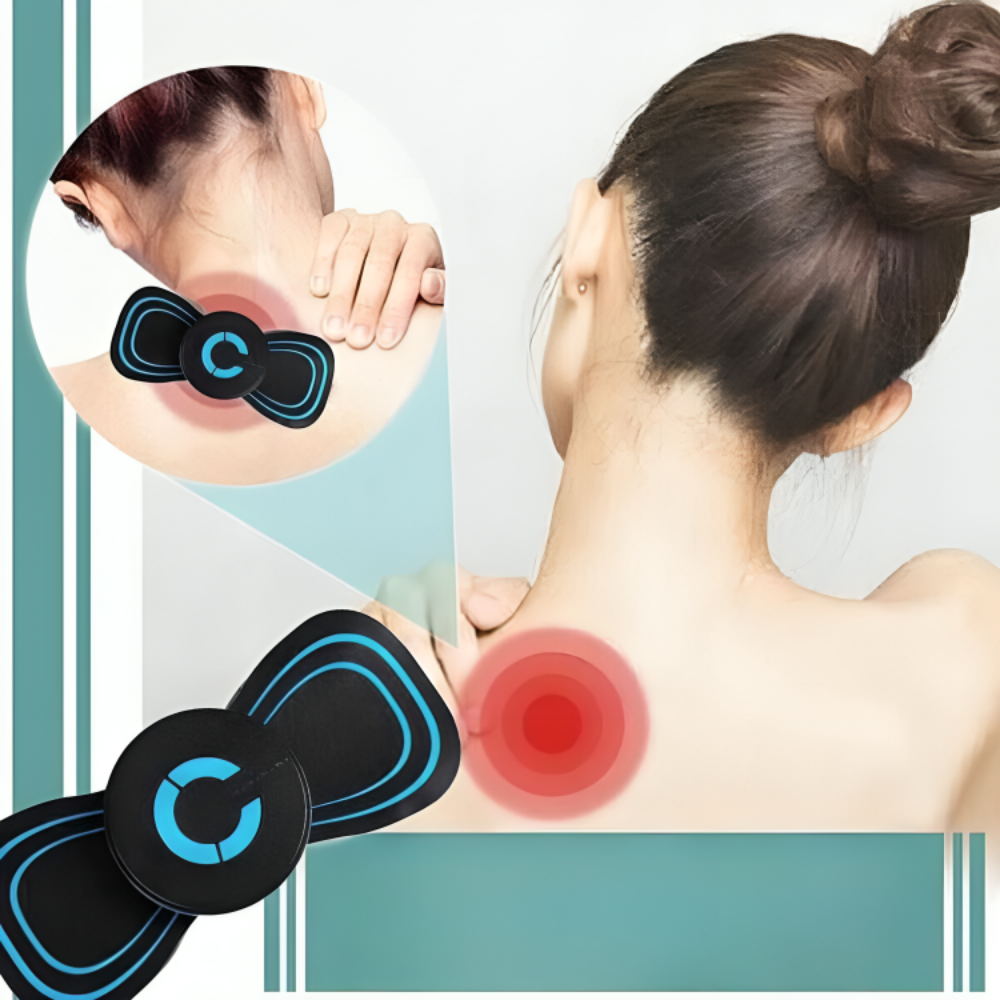 Electric Neck and Shoulder Massager Device with Ergonomic Design