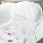 Bath Pillow Mesh Cushion Ergonomic Spa Support for Bathtub