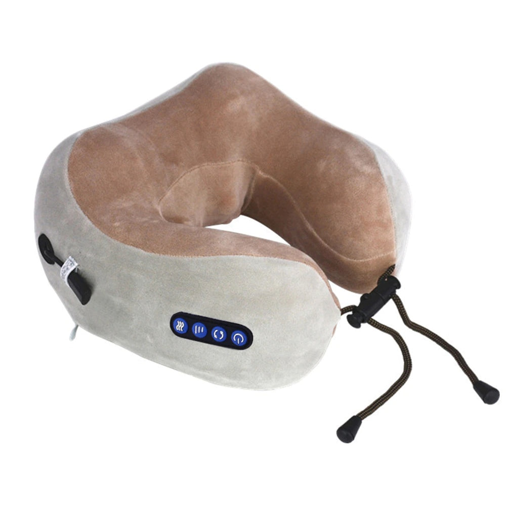 Heating Pad with Massage Function for Neck and Back Pain Relief