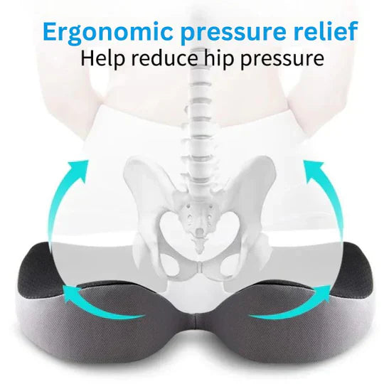 Memory Foam Ergonomic Car Seat Cushion Support Pad
