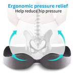 Memory Foam Ergonomic Car Seat Cushion Support Pad