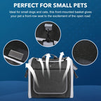 Expandable Pet Bike Basket Carrier