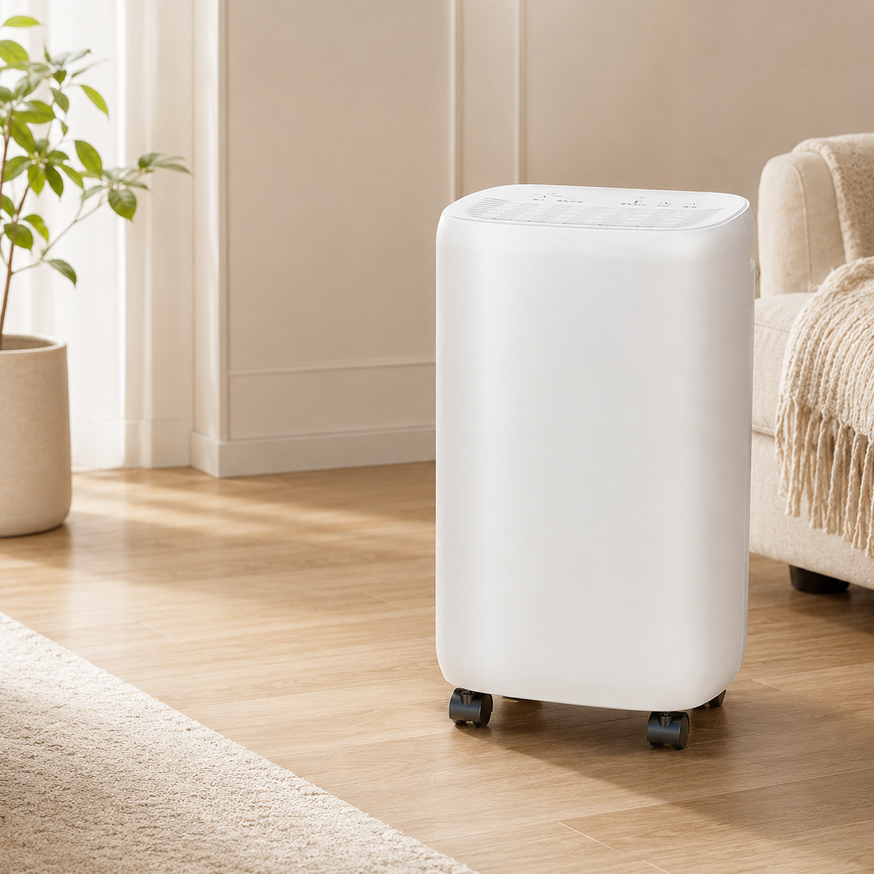 Dehumidifier Air Purifier Portable Moisture Absorber for Home Kitchen Bedroom
