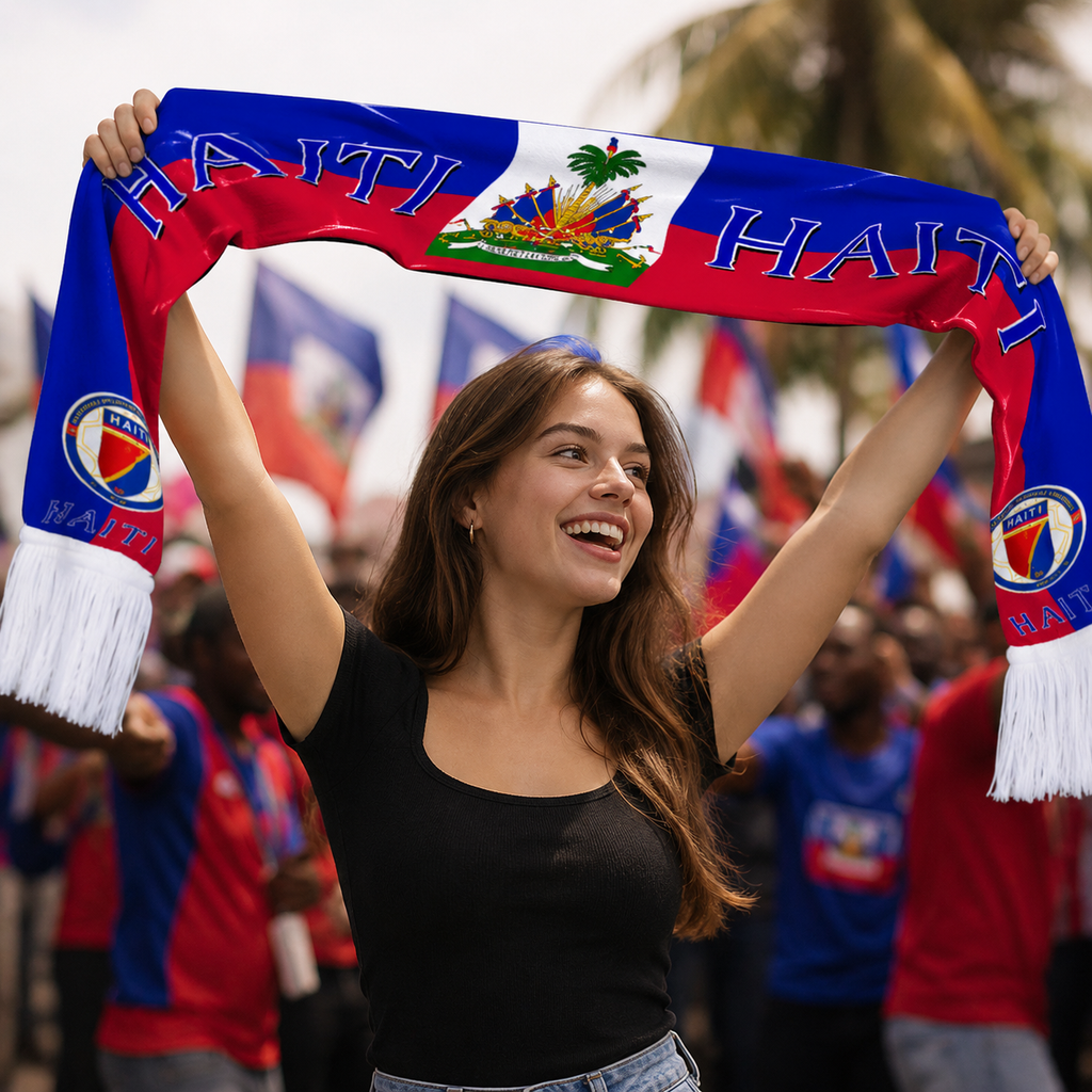 Haiti Scarf Side