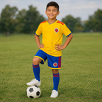 Colombia Kids Jersey Detail