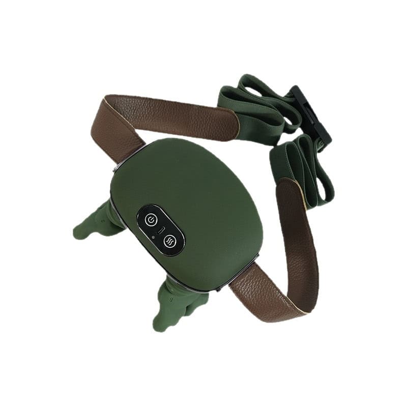 Bionic Hands-Free Neck Massager with Strap and Deep Kneading Nodes