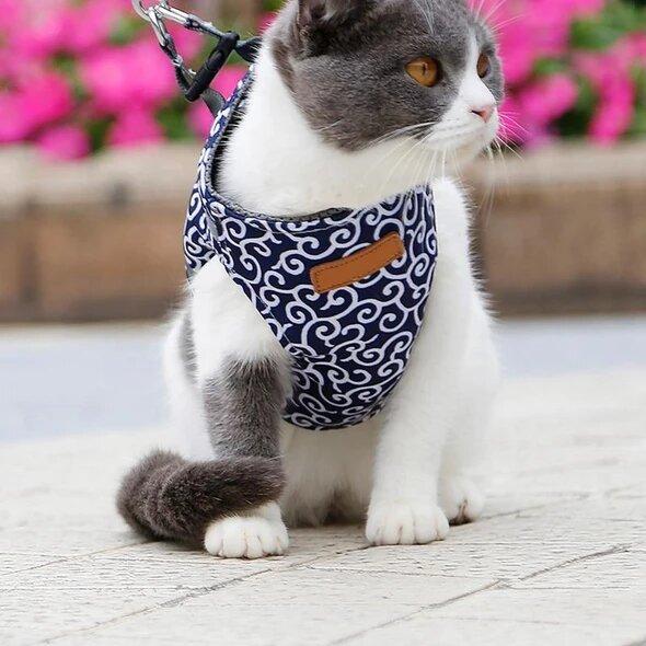 Cat Harness Adjustable Pet Harness for Cats