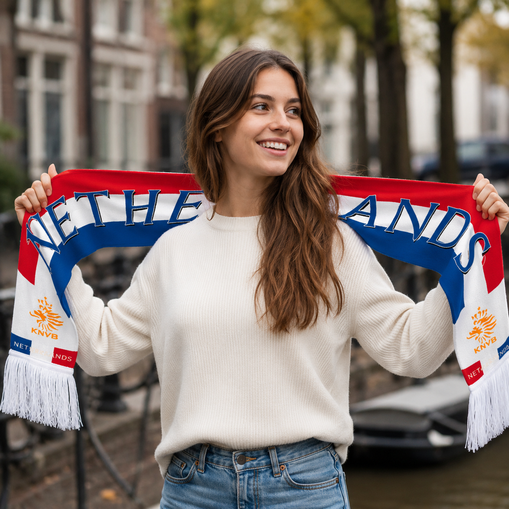 Netherlands Scarf Third Angle