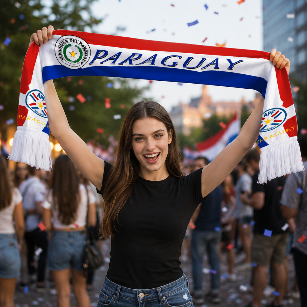 Paraguay Scarf Side