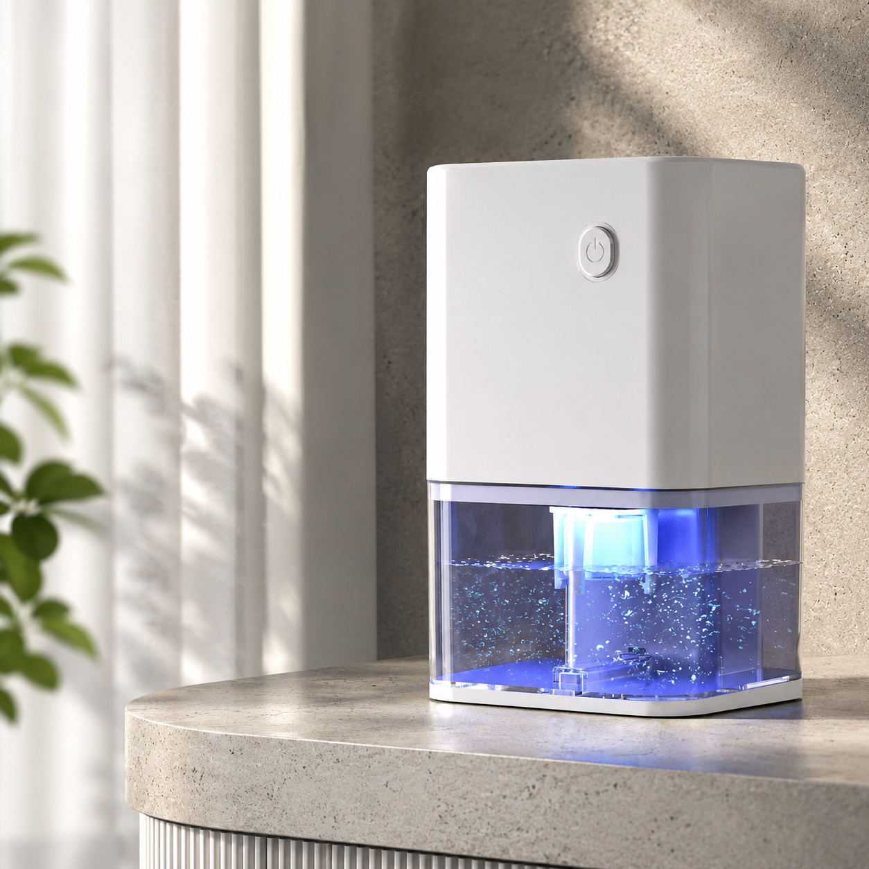 Electric Compact Home Dehumidifier Moisture Remover for Bedroom Bathroom Basement
