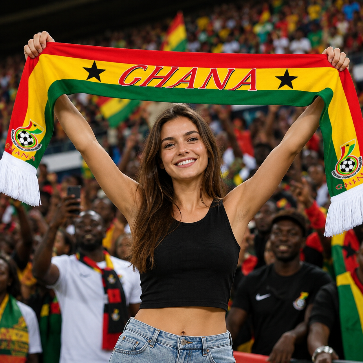 Ghana Scarf Side