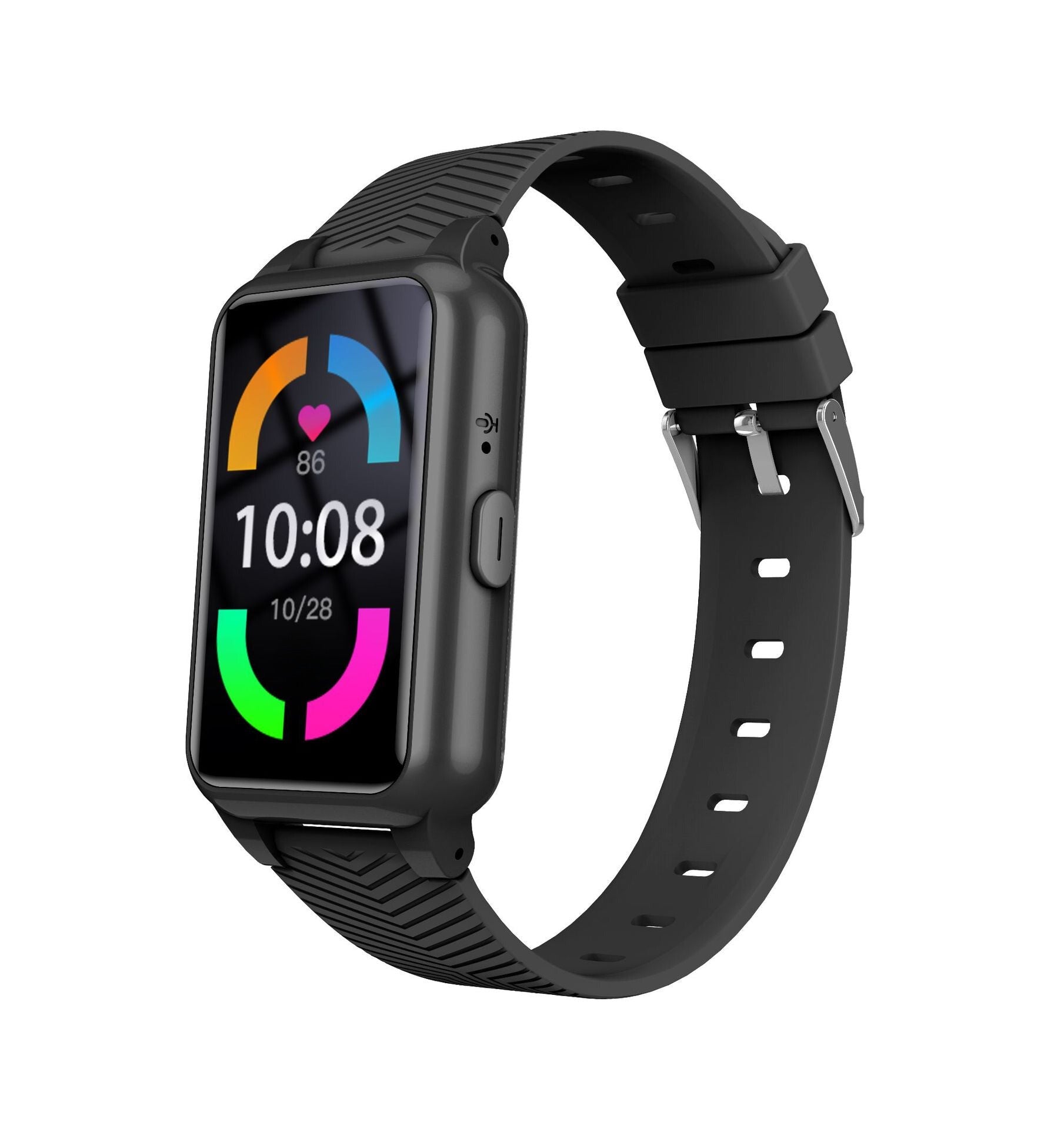 GPS Fall Detection Smartwatch for Seniors Square Digital Watch