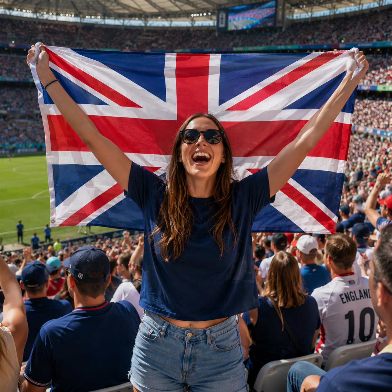 United Kingdom Fan Cape
