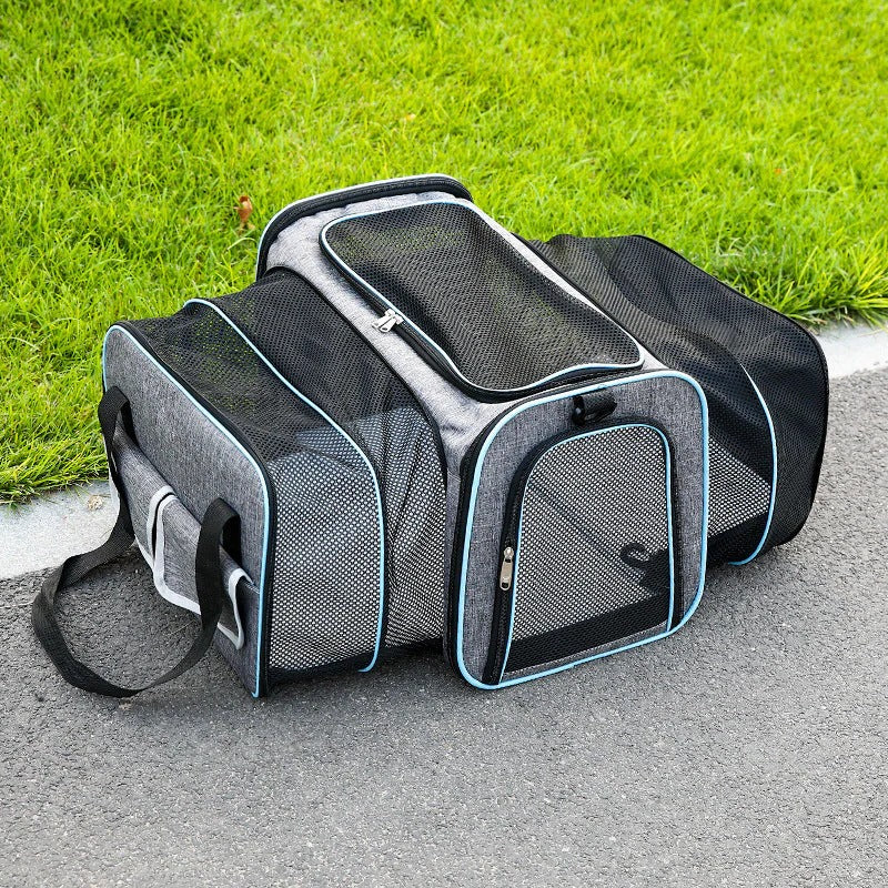 Foldable Backpack Pet Carrier Travel Bag
