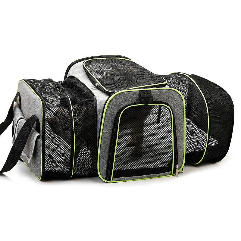 Foldable Backpack Pet Carrier Travel Bag