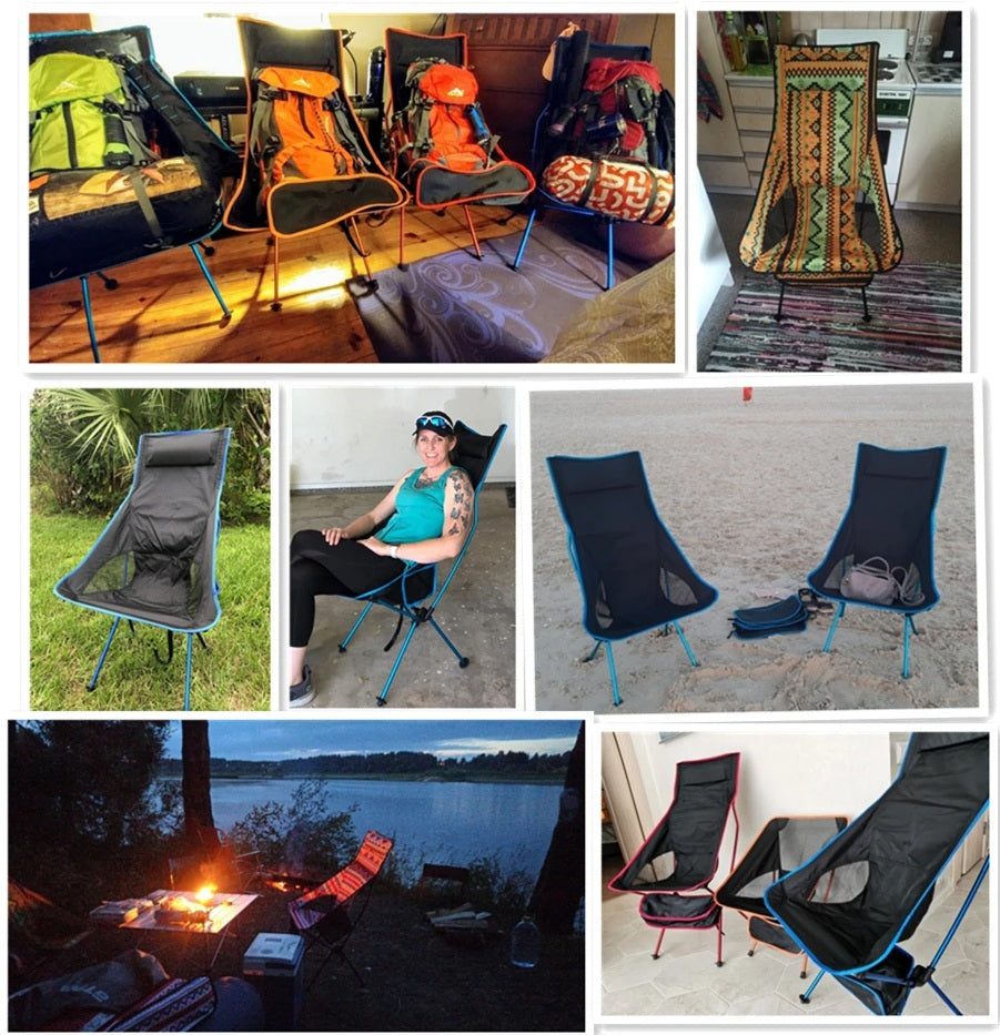 Folding Camping Chair Portable Outdoor Folding Seat