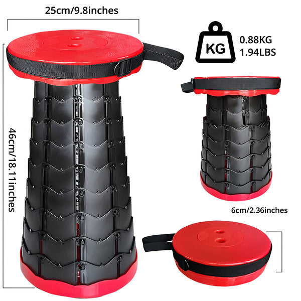 Folding Portable Collapsible Outdoor Stool Chair Seat