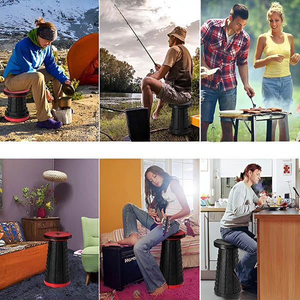 Folding Portable Collapsible Outdoor Stool Chair Seat