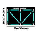 Football Training Mat Rectangular Exercise Floor Mat