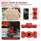 Dog Treat Chew Toy with Frozen Treat Molds and Dispenser