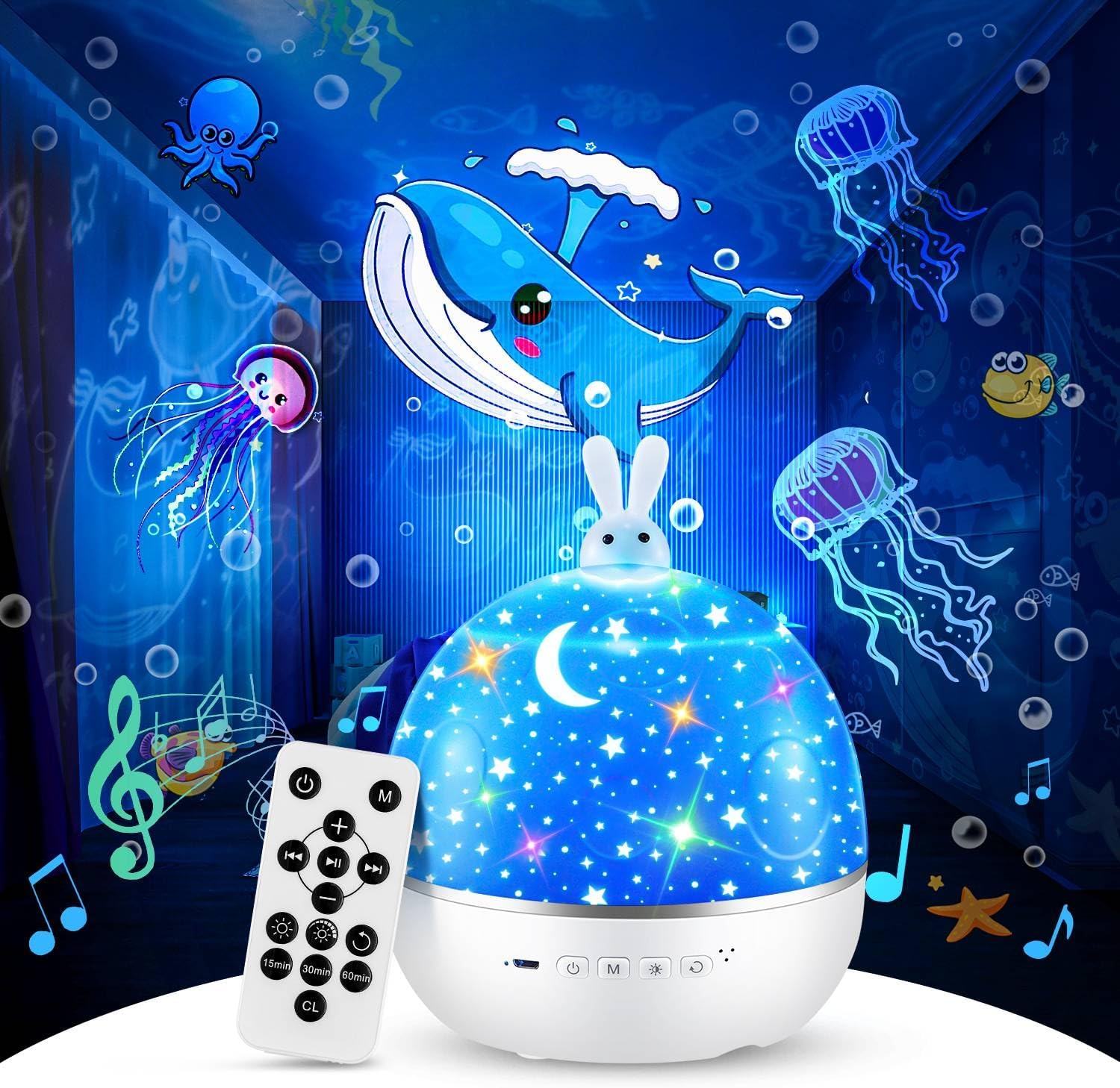 Galaxy Star Projector LED Night Light Lamp for Bedroom
