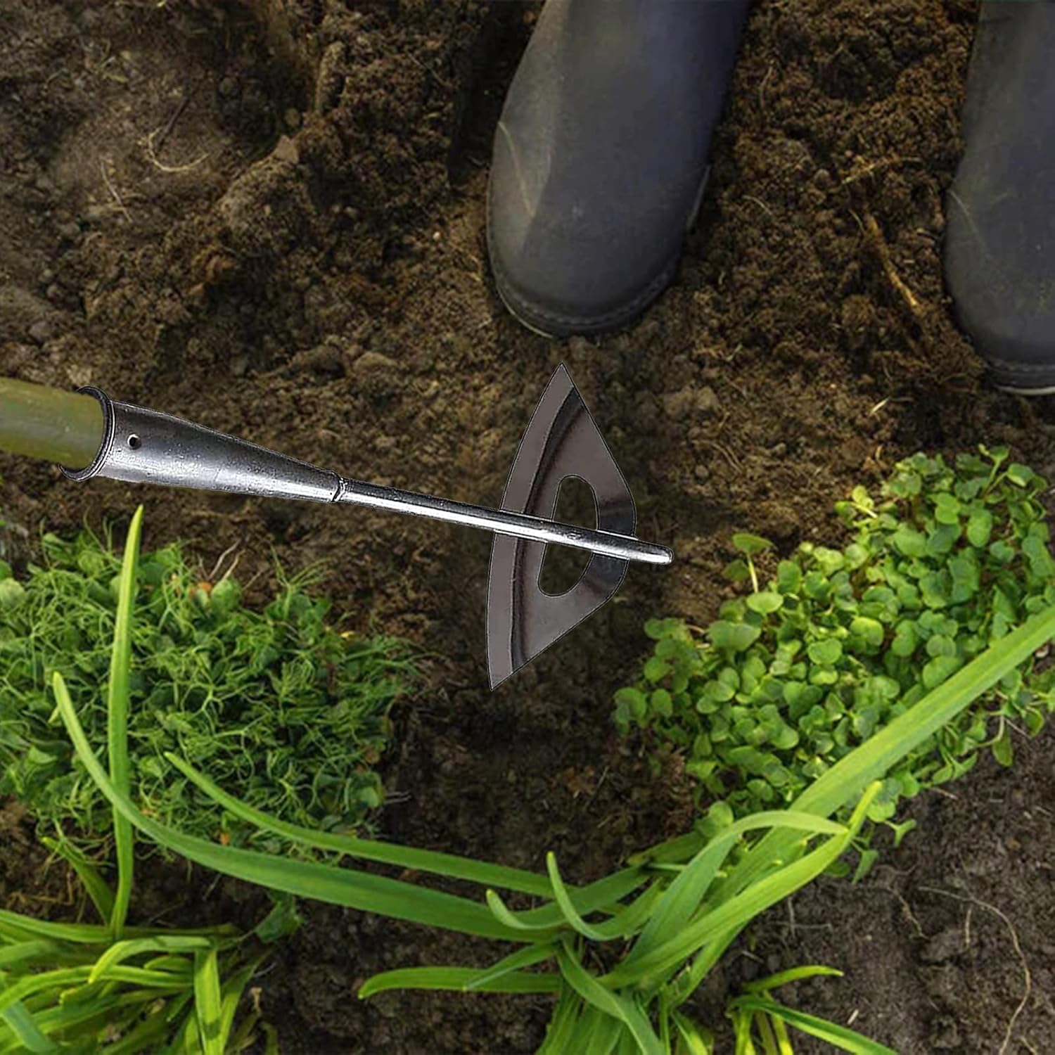Garden Hoe Long Handle All Steel Weeding Tool Set