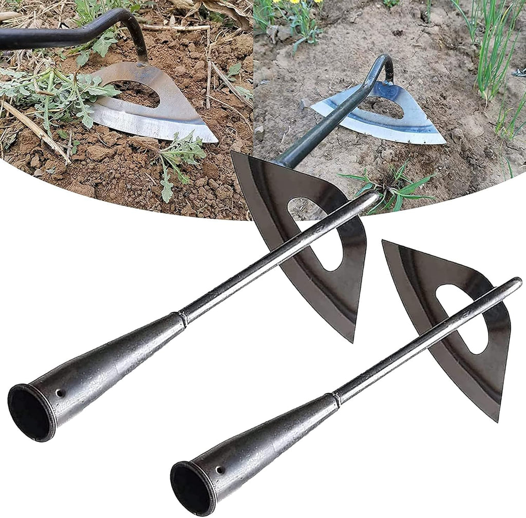 Garden Hoe Long Handle All Steel Weeding Tool Set