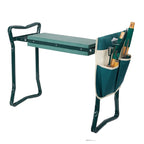 Garden Kneeler Seat and Tool Bench Foldable Gardening Stool