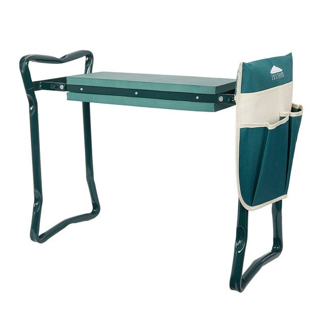Garden Kneeler Seat and Tool Bench Foldable Gardening Stool