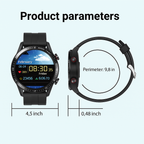 Health Tracking Smart Watch with Heart Rate & Blood Pressure Monitor