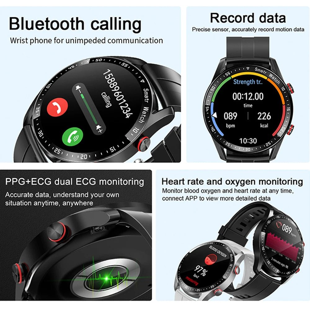Health Tracking Smart Watch with Heart Rate & Blood Pressure Monitor