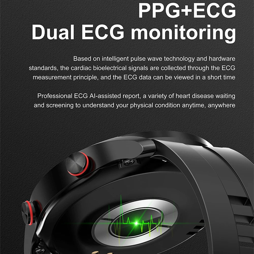 Health Tracking Smart Watch with Heart Rate & Blood Pressure Monitor
