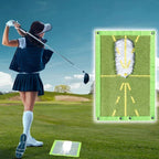 Golf Swing Training Mat with Sensor Detection