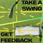 Golf Swing Training Mat with Sensor Detection