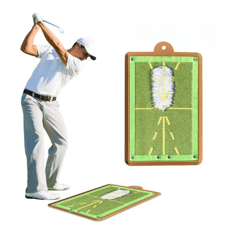 Golf Swing Trainer Mat with Real Time Swing Feedback