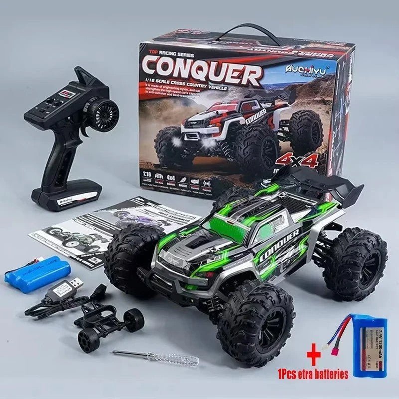 Remote Control Monster Truck Racing Buggy Dual Battery 31 MPH