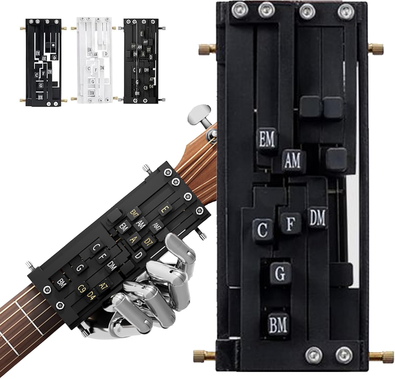 Acoustic Guitar Chord Trainer Learning Tool Device