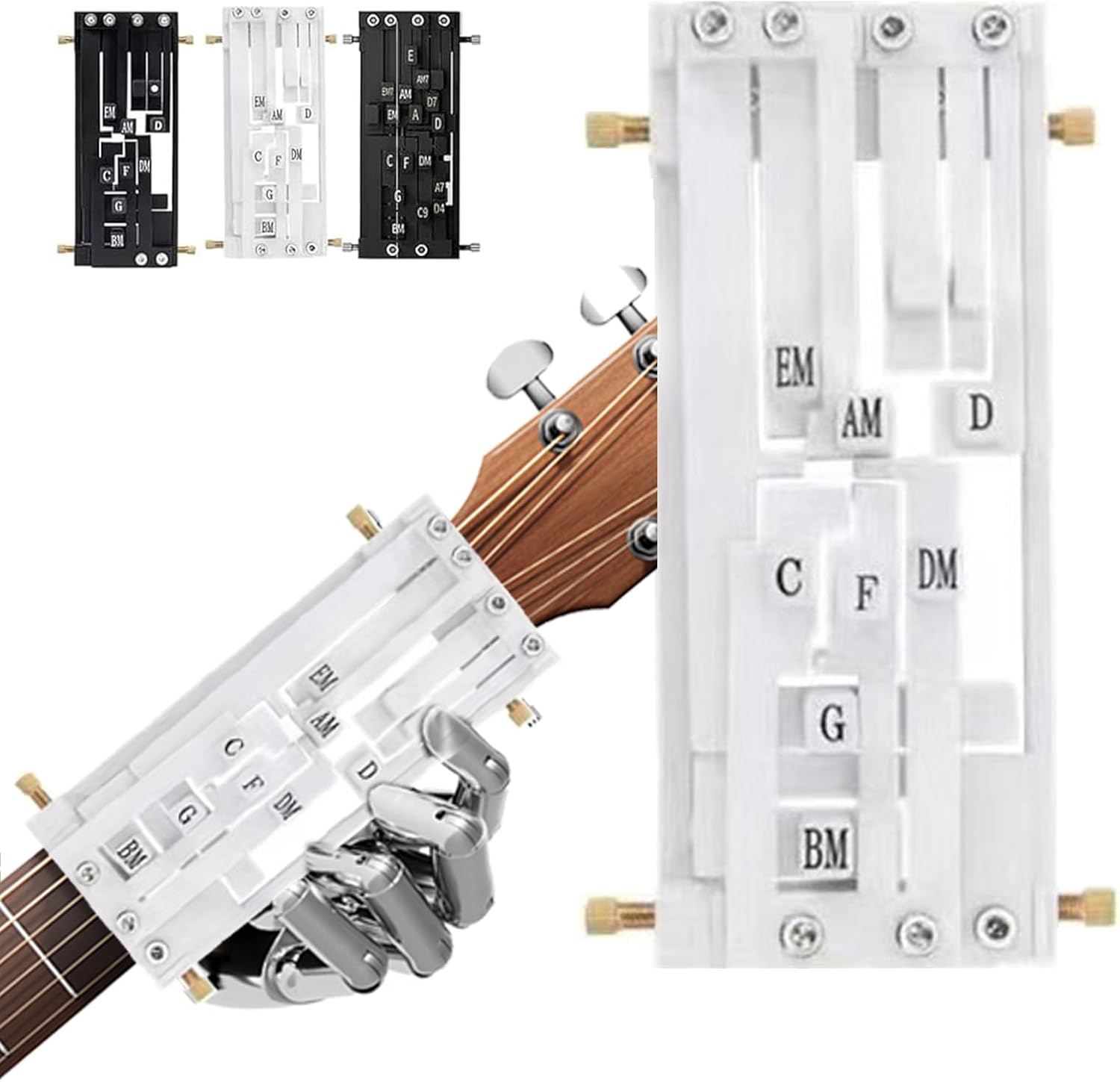 Acoustic Guitar Chord Trainer Learning Tool Device