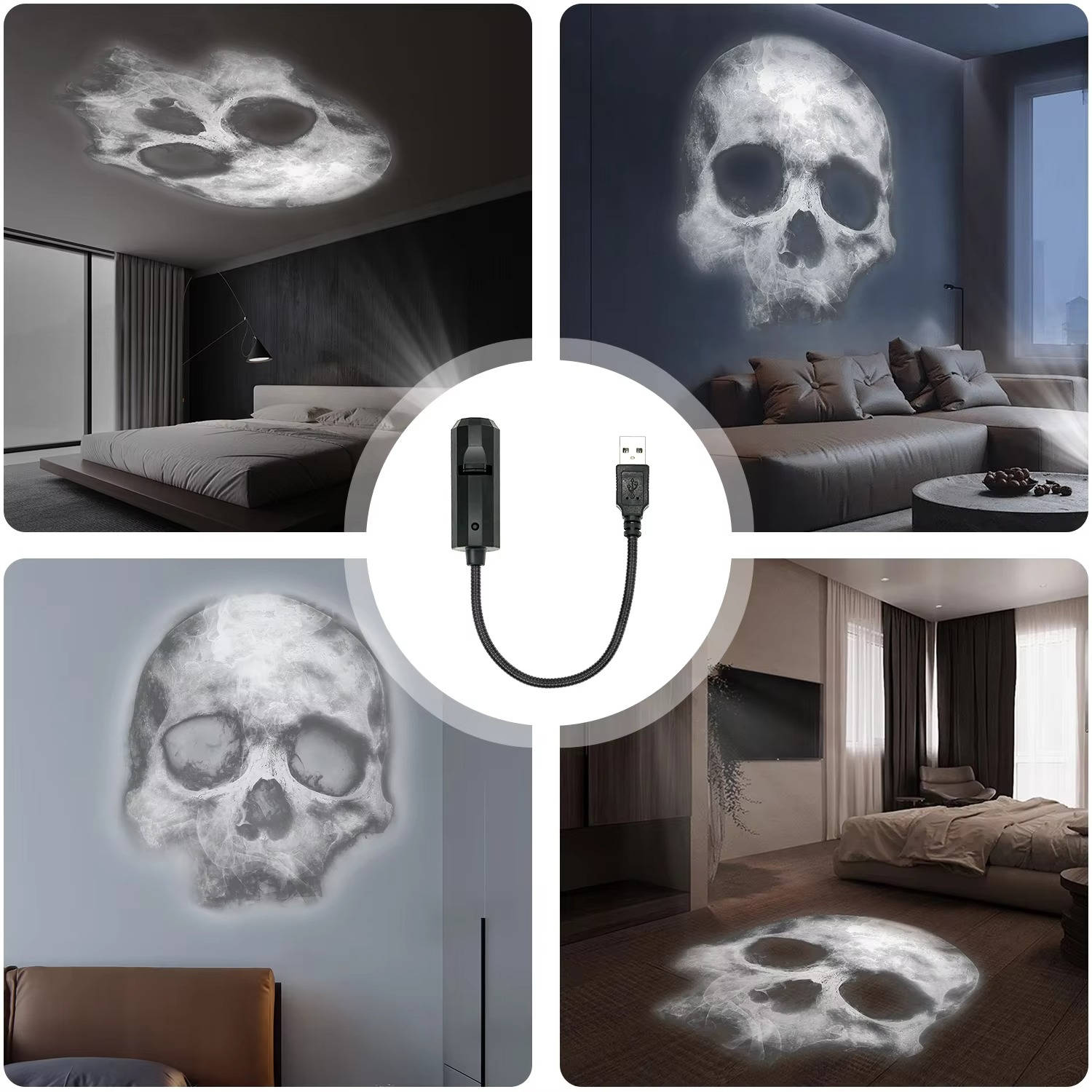 Halloween LED Light Projector Outdoor Decorative Light Display Projector