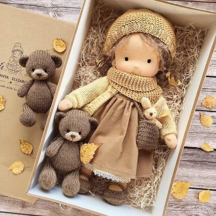 Handmade Waldorf Doll Soft Plush Cuddle Toy