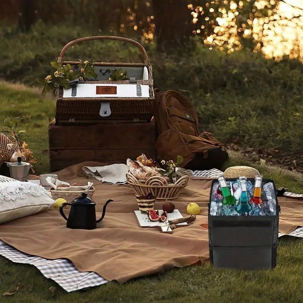 Hanging Waterproof Car Trash Can Bin Container