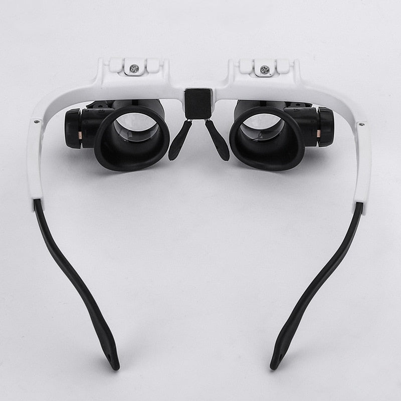 HD Magnifying Glasses with LED Light Headband Magnifier