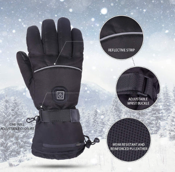 Heated Gloves Electric Hand Warmers 2 Pairs