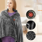 Electric Heated Shawl Blanket Portable Wearable Wrap