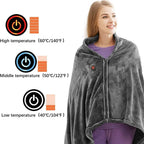 Electric Heated Shawl Blanket Portable Wearable Wrap