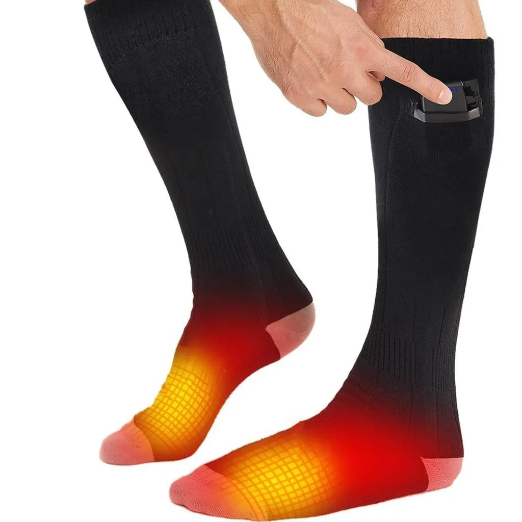 Electric Heated Socks Unisex 2 Pairs Foot Warmers