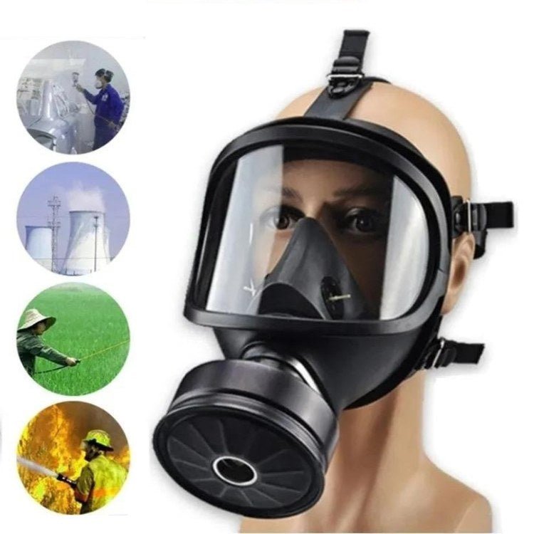 NRBC Gas Mask Respirator with Replaceable Filter Cartridge