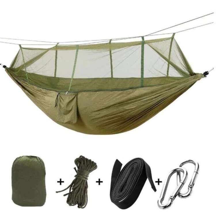 Camping Hammock with Mosquito Net Portable Outdoor Backpacking Hammock