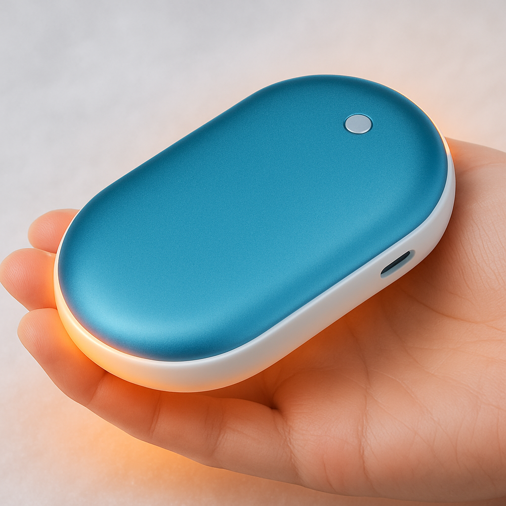 Rechargeable Hand Warmer Power Bank Portable Battery Charger Device